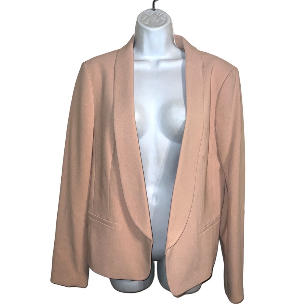 AnnTaylor Pale Pink open Jacket Blazer SZ 12
